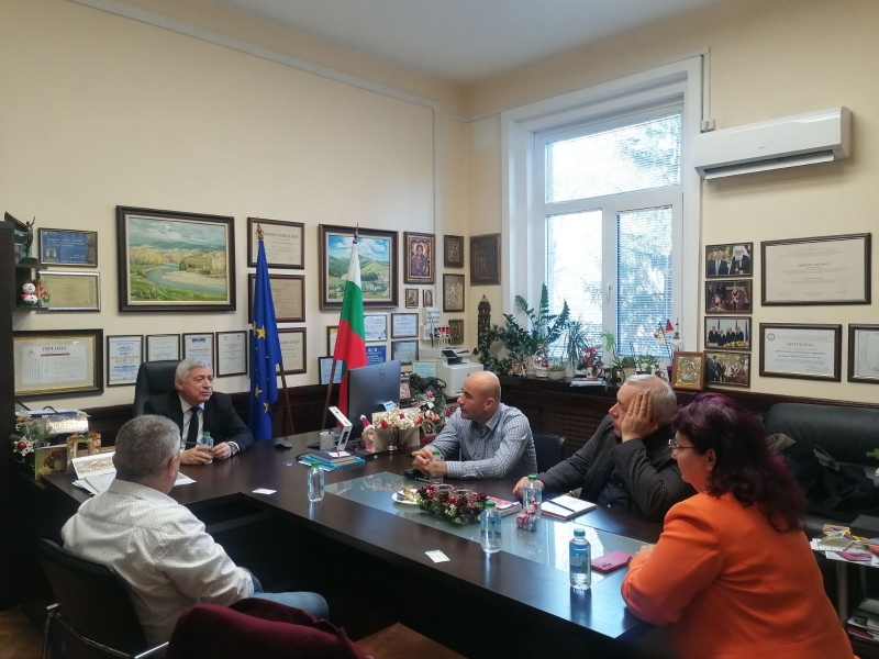 Работна среща на Индустриален технологичен парк Свищов с Русенски Университет „Ангел Кънчев“